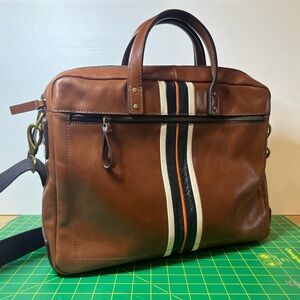 Fossil Haskell Leather Laptop Bag
